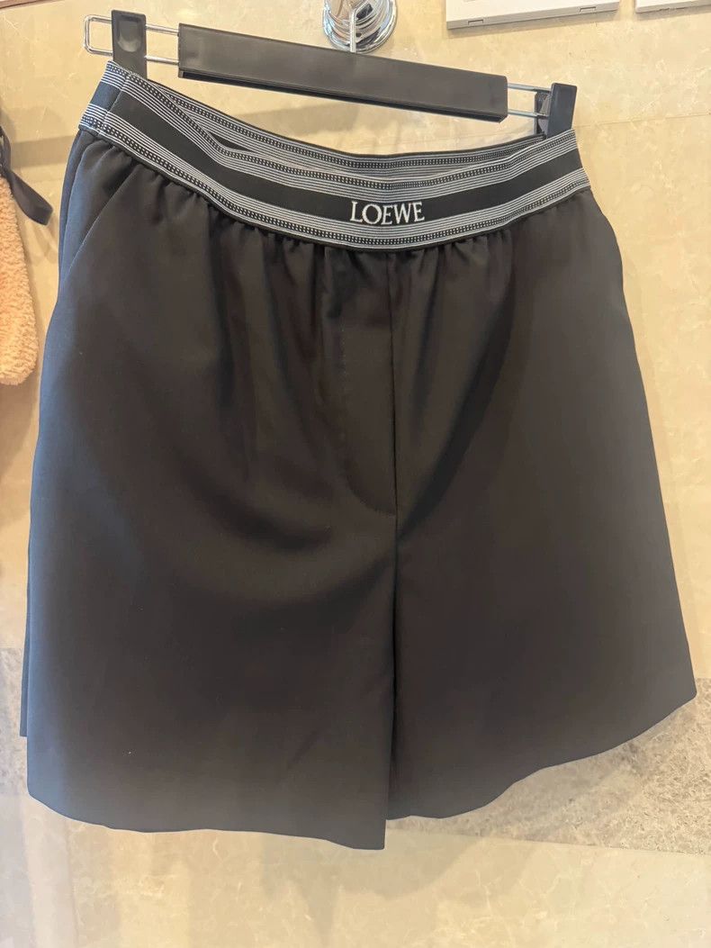 Loewe LOEWE Wool Shorts S Black - dmc Size US 28 / EU 44 - 6 Thumbnail