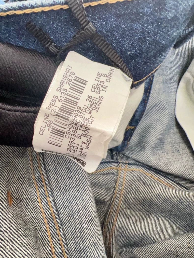 Celine Celine Washed Low-Rise Flare Jeans - dmc Size US 26 / EU 42 - 6 Thumbnail