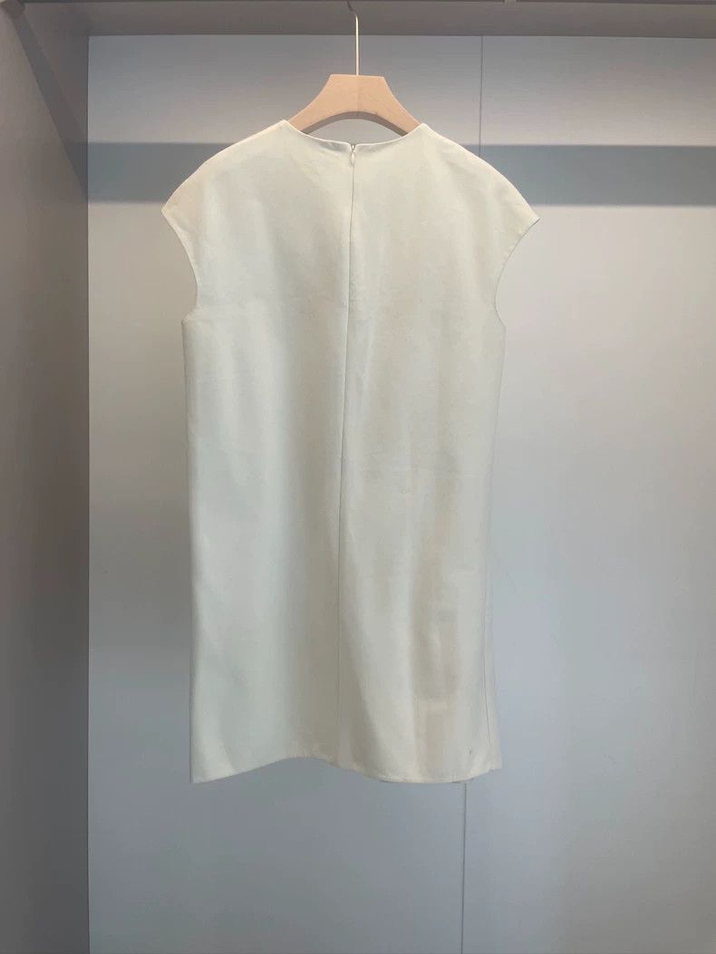 The Row The Row Sleeveless White Dress - dmc Size US M / EU 48-50 / 2 - 2 Thumbnail