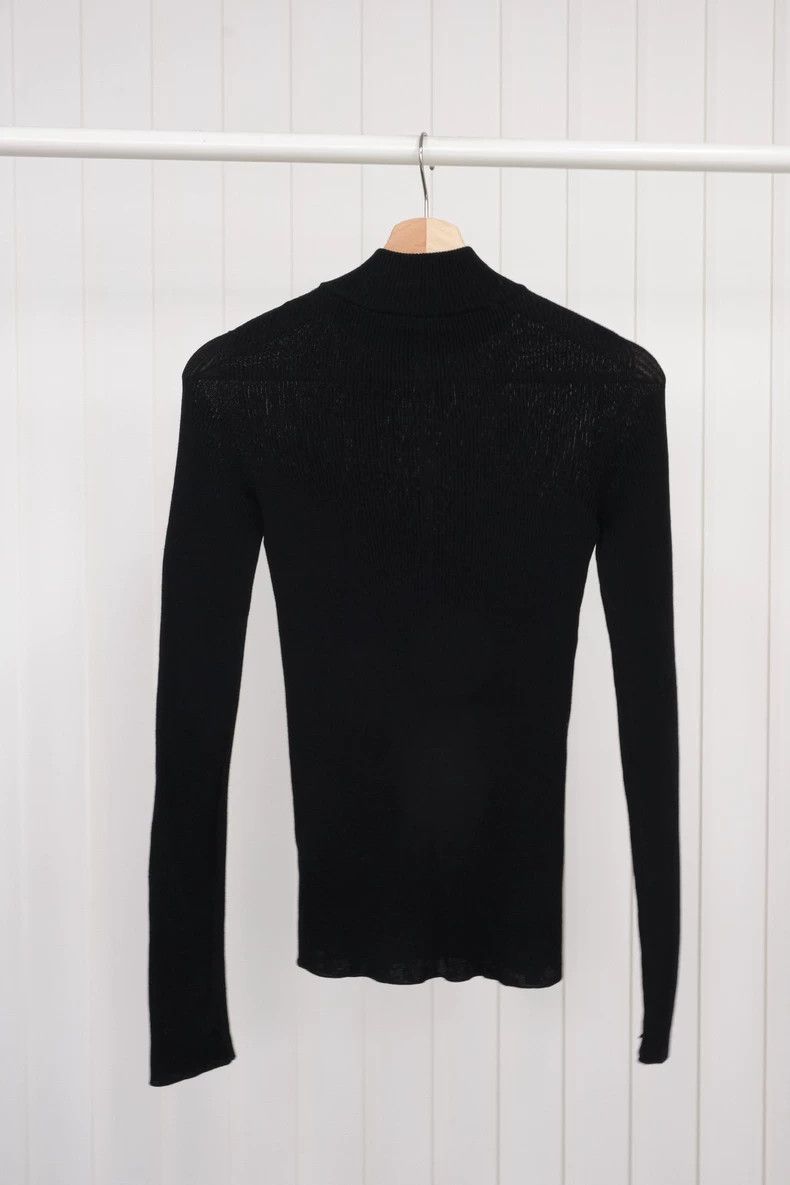 The Row The Row Mock Neck Silk-Cotton Sweater - dmc Size US XS / EU 42 / 0 - 2 Thumbnail