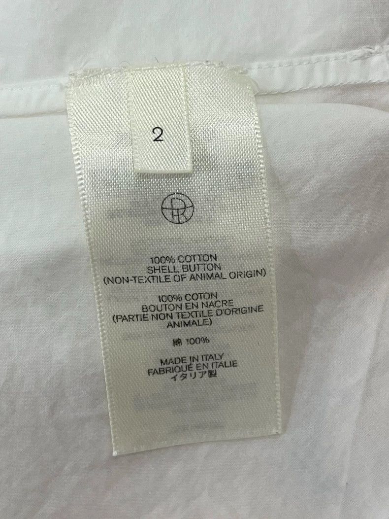 The Row The Row White Long Sleeve Shirt - dmc Size US M / EU 48-50 / 2 - 4 Thumbnail