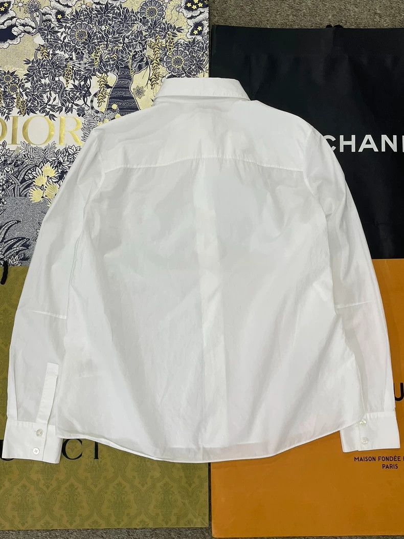 The Row The Row White Long Sleeve Shirt - dmc Size US M / EU 48-50 / 2 - 2 Thumbnail