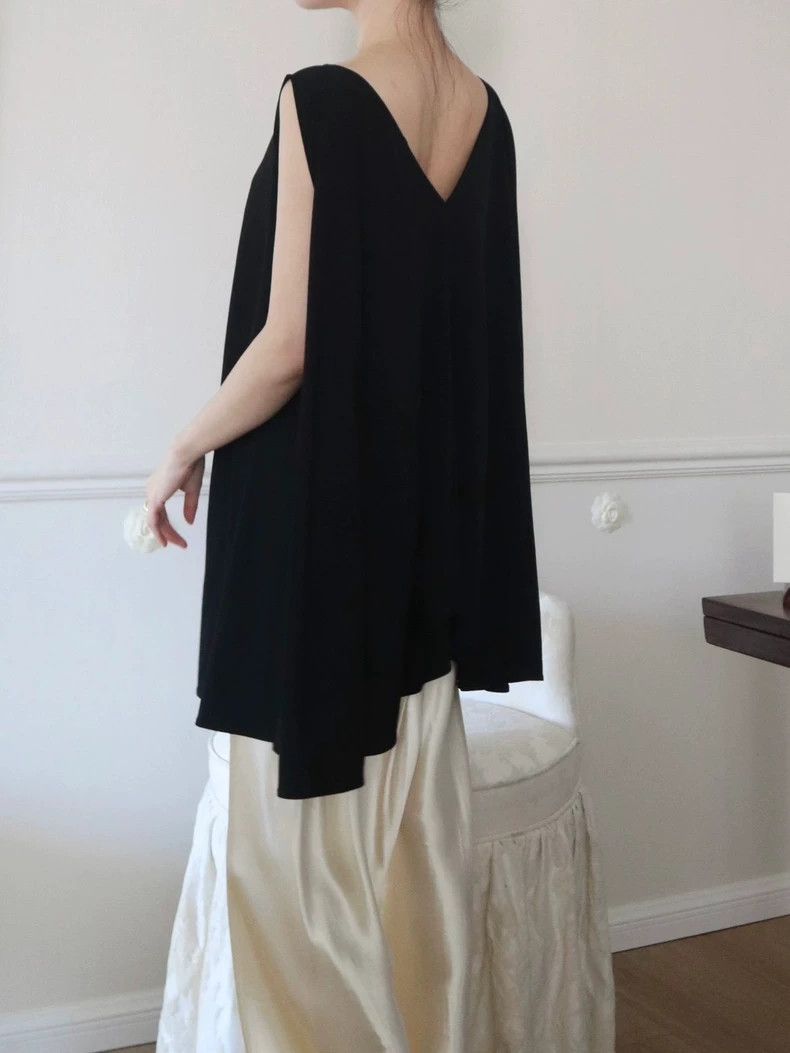 The Row The Row Black Label Cape Top - dmc Size US S / EU 44-46 / 1 - 2 Thumbnail