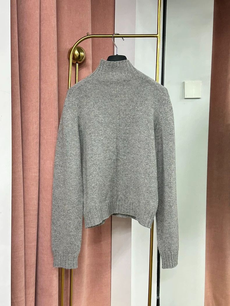 The Row The Row Gray Cashmere Turtleneck Sweater - dmc Size US XS / EU 42 / 0 - 3 Thumbnail