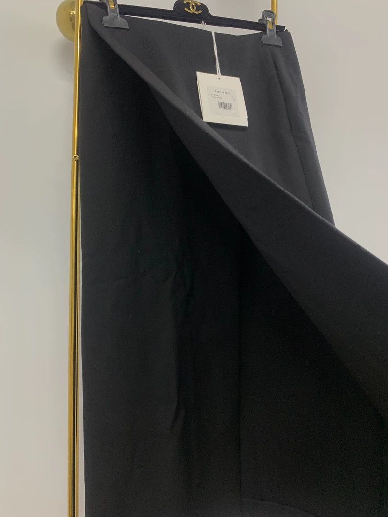 The Row The Row Black Wool Split Hem Skirt - dmc Size US 36 / EU 52 - 2 Thumbnail