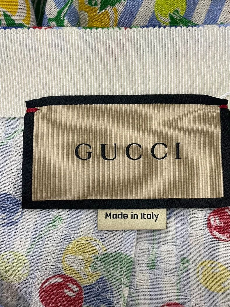 Gucci Gucci Cherry Print High-Waist Shorts - dmc Size US 31 - 4 Thumbnail