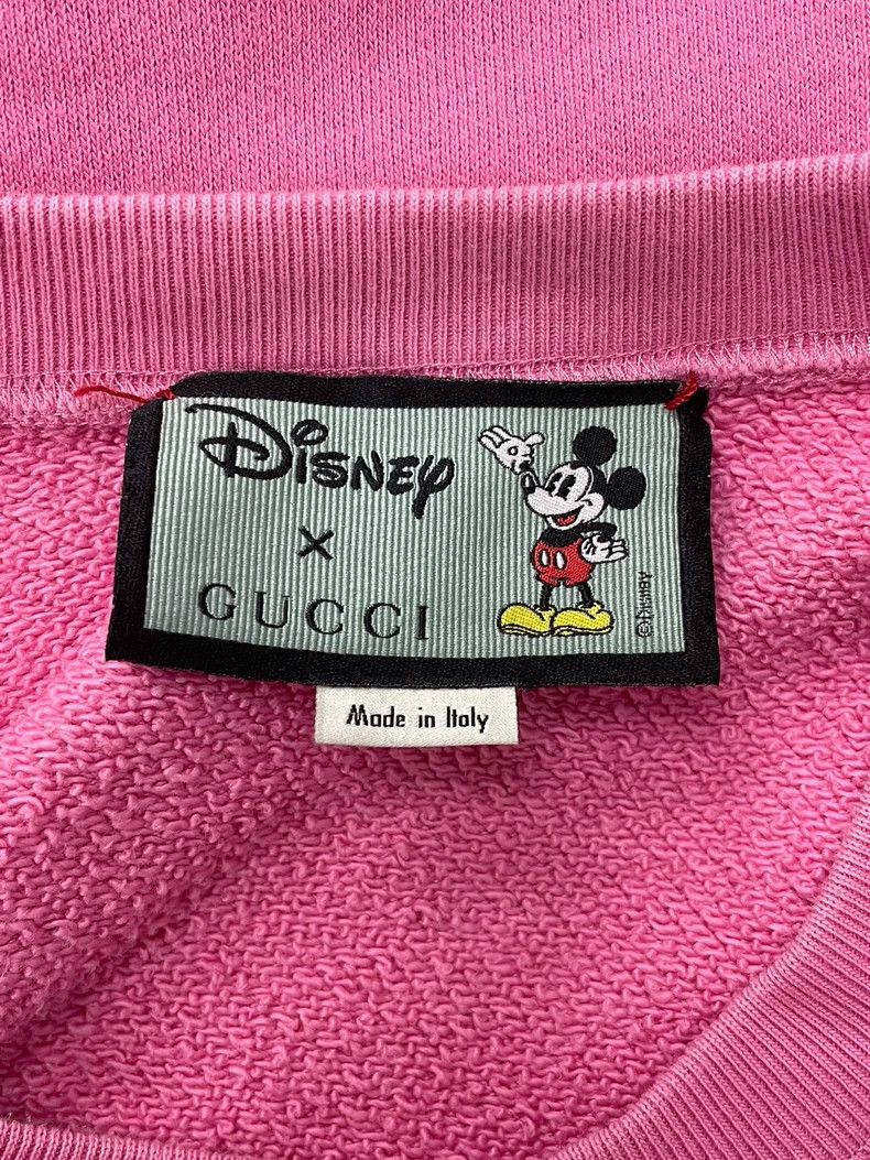 Gucci Gucci Pink Mickey Sweatshirt XXS - dmc Size US XXS / EU 40 - 4 Thumbnail
