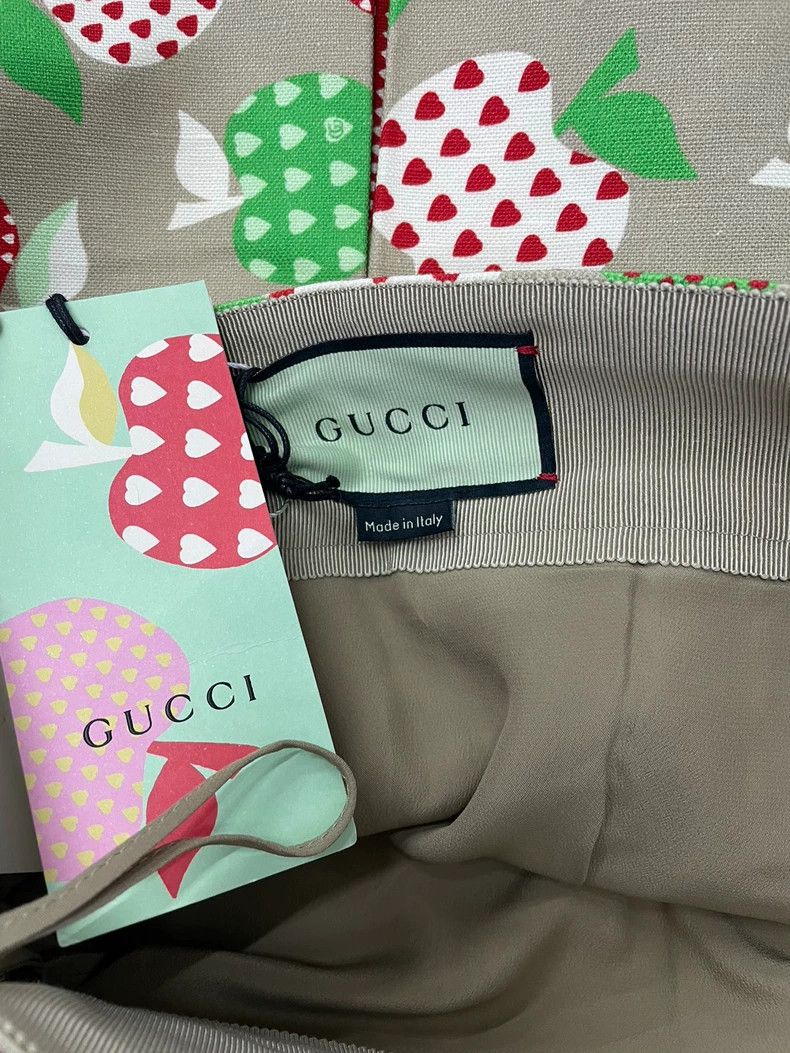 Gucci Gucci Apple Print Mini Skirt - dmc Size US 31 - 4 Thumbnail