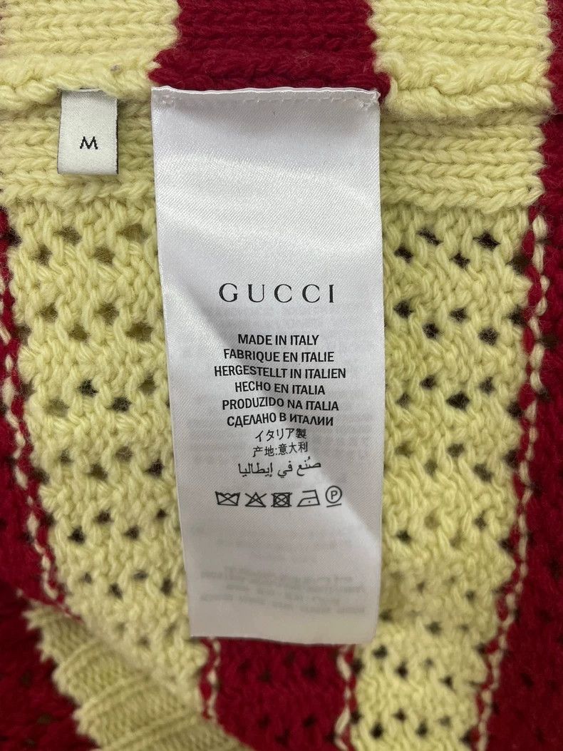 Gucci Gucci Red White Stripe Knit Vest - dmc Size US M / EU 48-50 / 2 - 4 Thumbnail