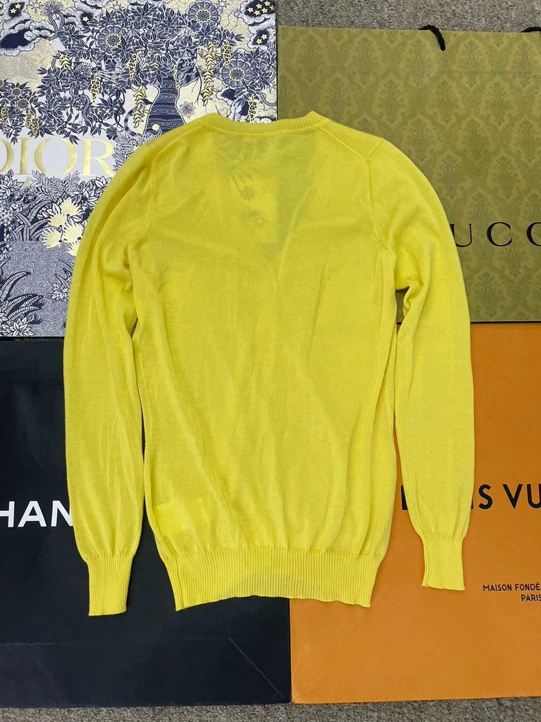 Gucci Gucci Yellow Cashmere Knit Cardigan S - dmc Size US S / EU 44-46 / 1 - 3 Thumbnail