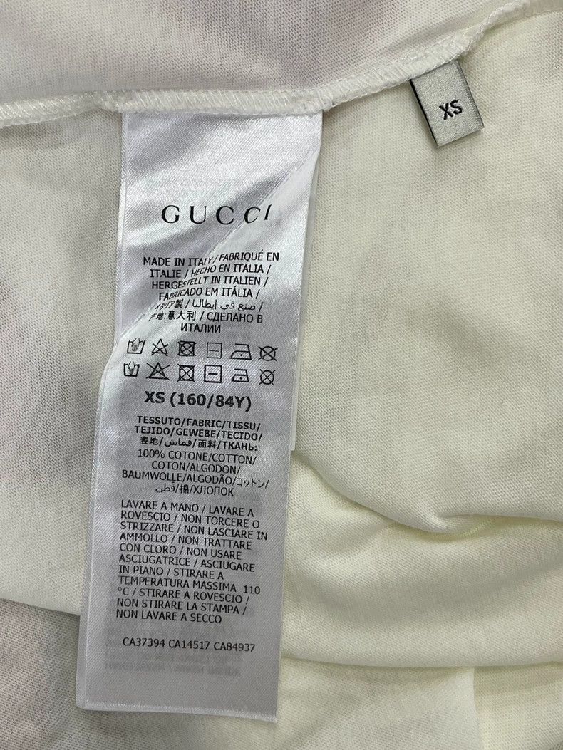 Gucci Gucci White Red Logo Short Sleeve T-Shirt - dmc Size US XS / EU 42 / 0 - 5 Thumbnail