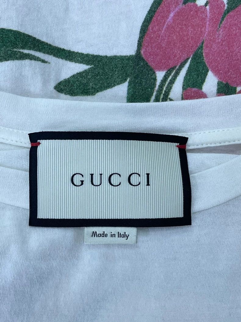 Gucci Gucci Heart Floral Letter Print T-shirt - dmc Size US M / EU 48-50 / 2 - 4 Thumbnail