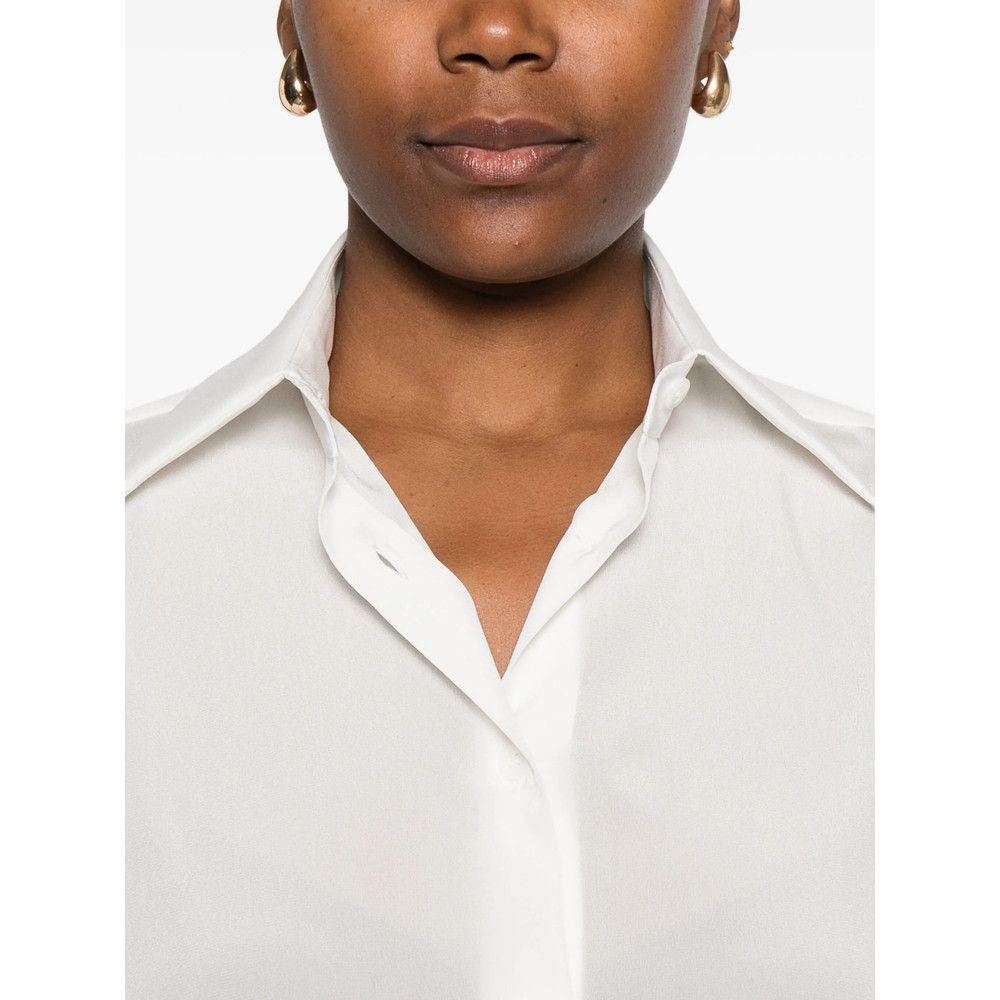 Mazzarelli Mazzarelli WHITE Tops - Shirts Size M / US 6-8 / IT 42-44 - 2 Thumbnail