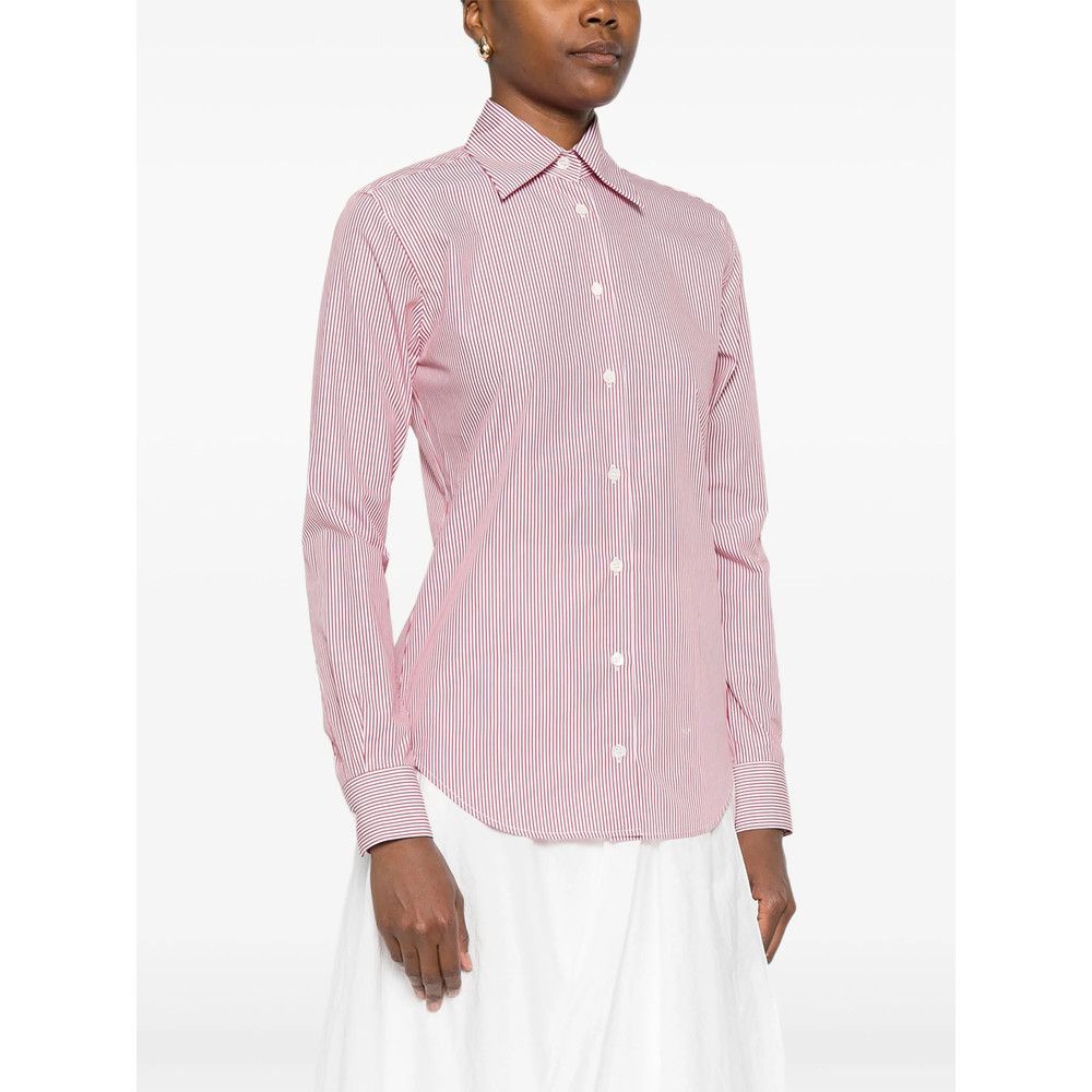 Mazzarelli Mazzarelli RED Tops - Shirts Size M / US 6-8 / IT 42-44 - 4 Thumbnail