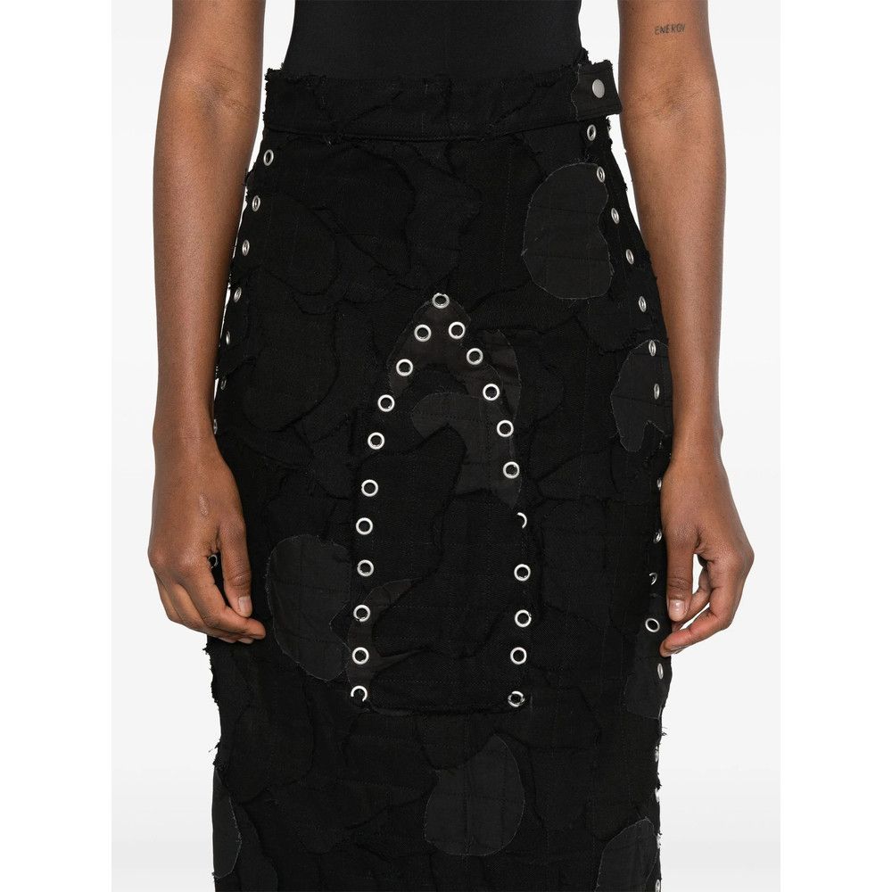 Who Decides War Who Decides War BLACK Skirts - Straight Skirts Size 26" / US 2 / IT 38 - 2 Thumbnail
