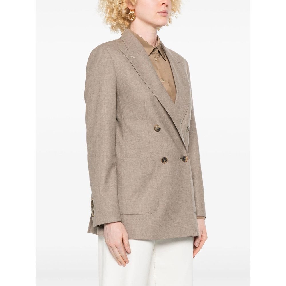 Max Mara Max Mara NEUTRALS Jackets - Blazers Size S / US 4 / IT 40 - 5 Thumbnail