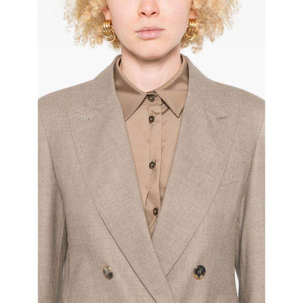 Max Mara Max Mara NEUTRALS Jackets - Blazers Size M / US 6-8 / IT 42-44 - 4 Thumbnail