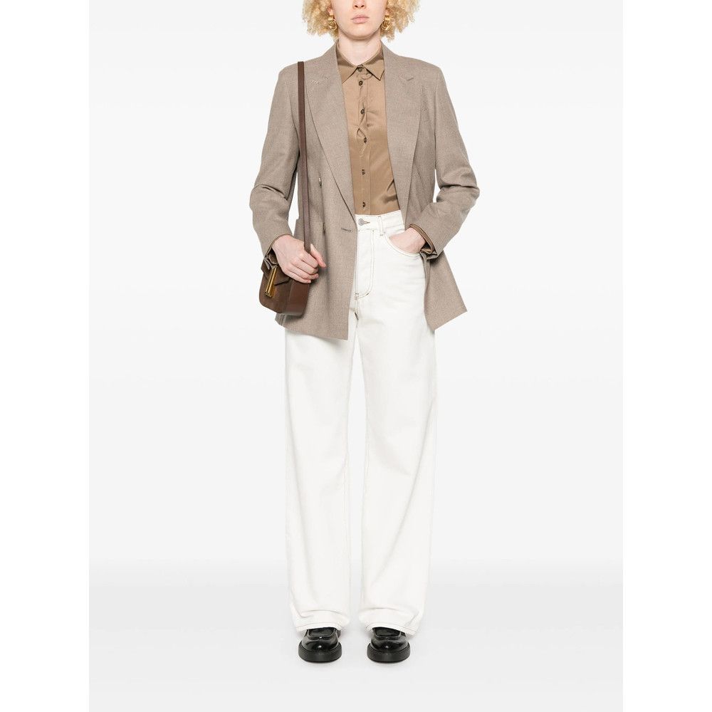 Max Mara Max Mara NEUTRALS Jackets - Blazers Size M / US 6-8 / IT 42-44 - 2 Thumbnail