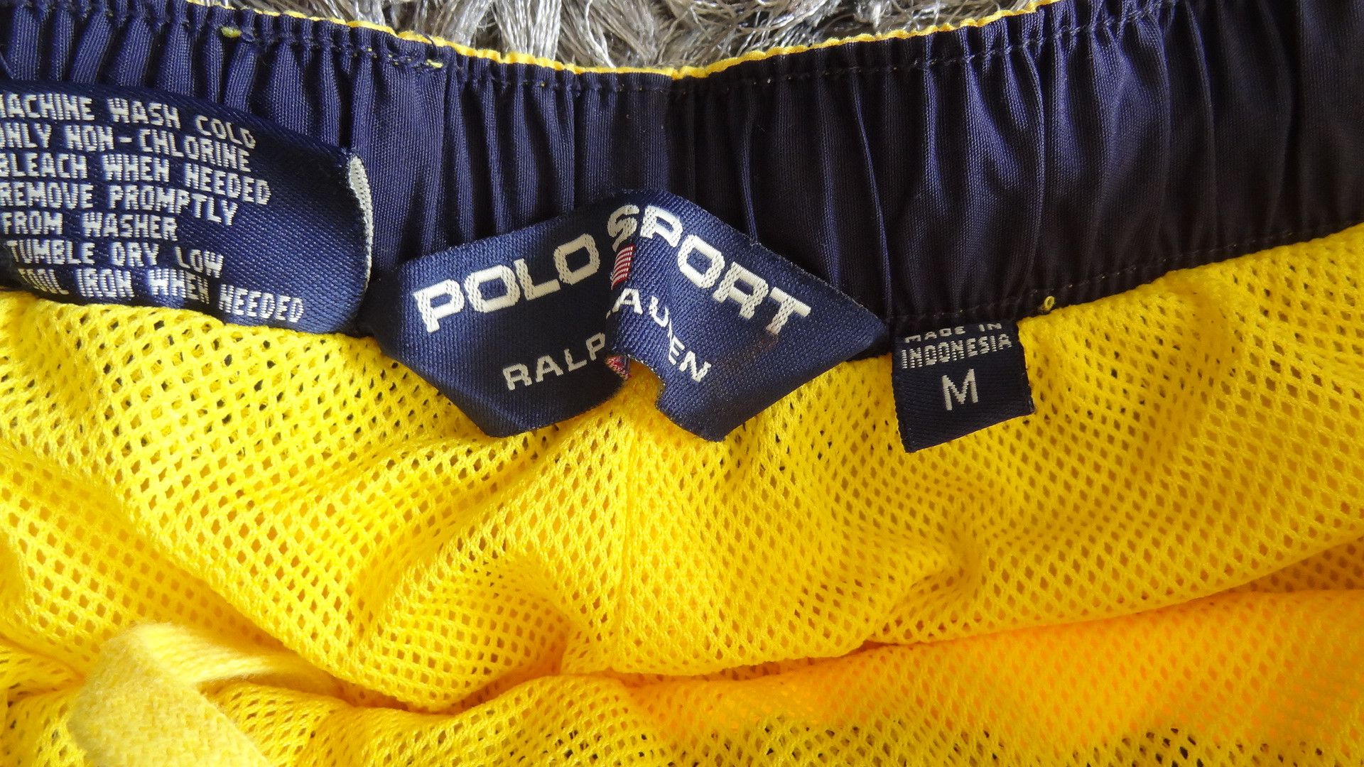 Polo Ralph Lauren Vintage 90s Yellow Polo Sport Track Pants Size M Size US 32 / EU 48 - 4 Thumbnail