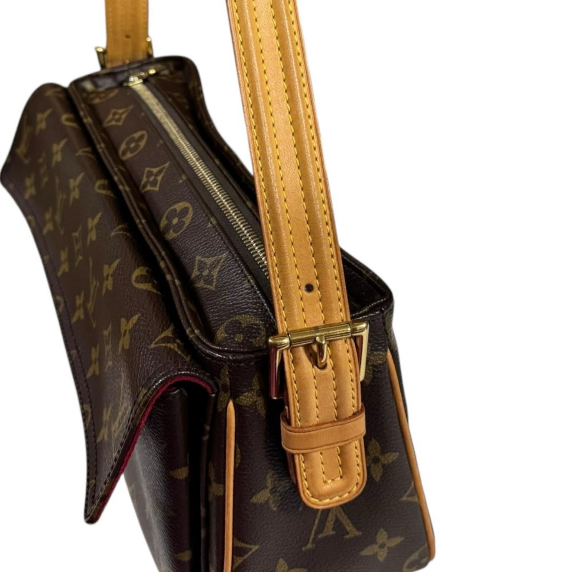 Louis Vuitton Louis Vuitton Viva Cite MM Monogram Shoulder Bag in Canvas, M51164, Brown, Women's, LOUIS VUITTON Size ONE SIZE - 12 Thumbnail