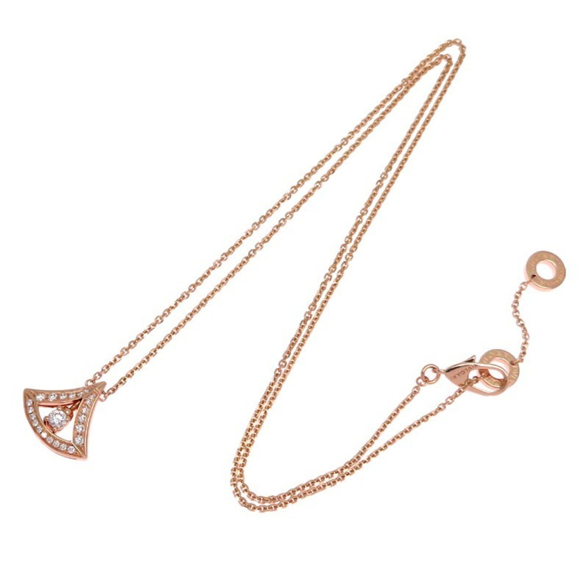 Bvlgari Bvlgari Diva's Dream Diamond Women's Necklace in 750 Pink Gold Size ONE SIZE - 4 Thumbnail