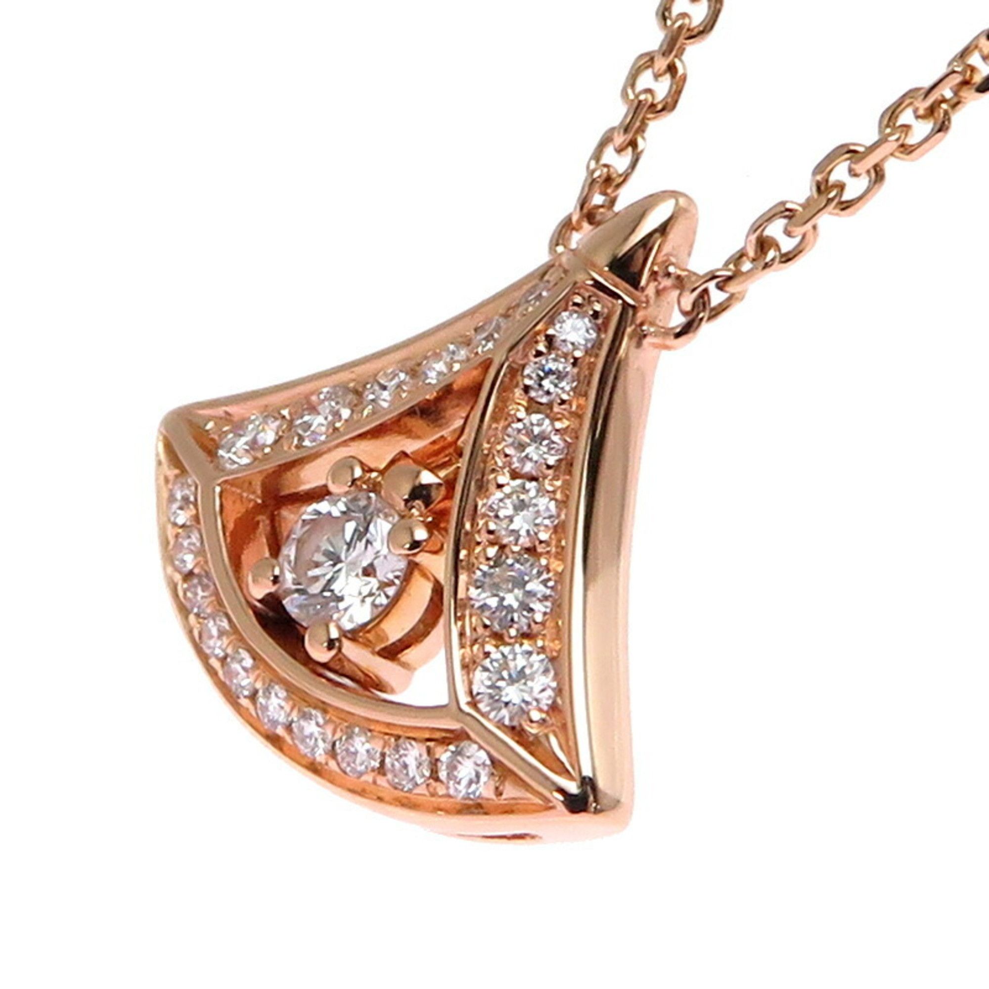 Bvlgari Bvlgari Diva's Dream Diamond Women's Necklace in 750 Pink Gold Size ONE SIZE - 2 Thumbnail