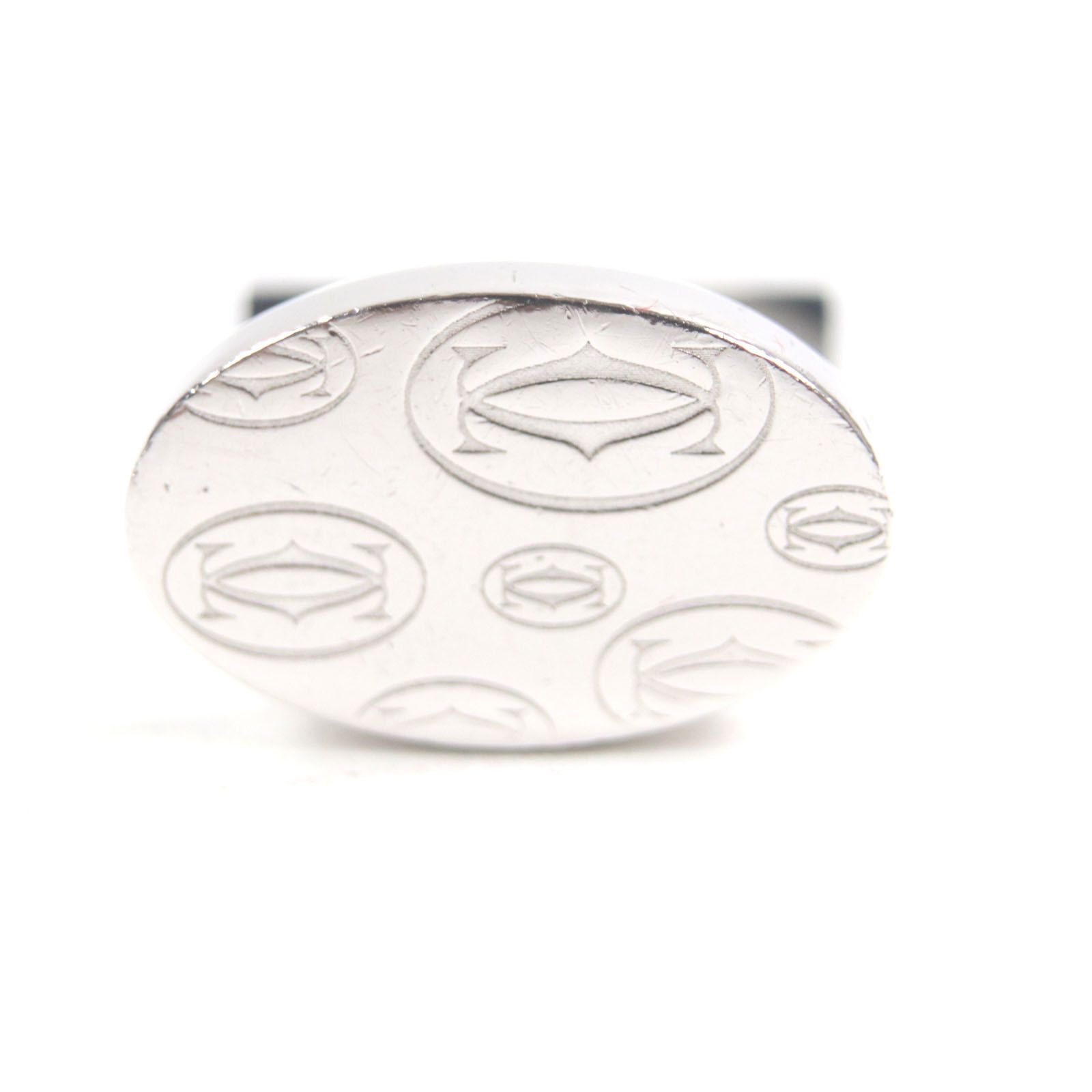 Cartier Cartier Cartier Silver 925 Cufflinks Metal Cufflinks DUTY FREE for USA Size ONE SIZE - 4 Thumbnail