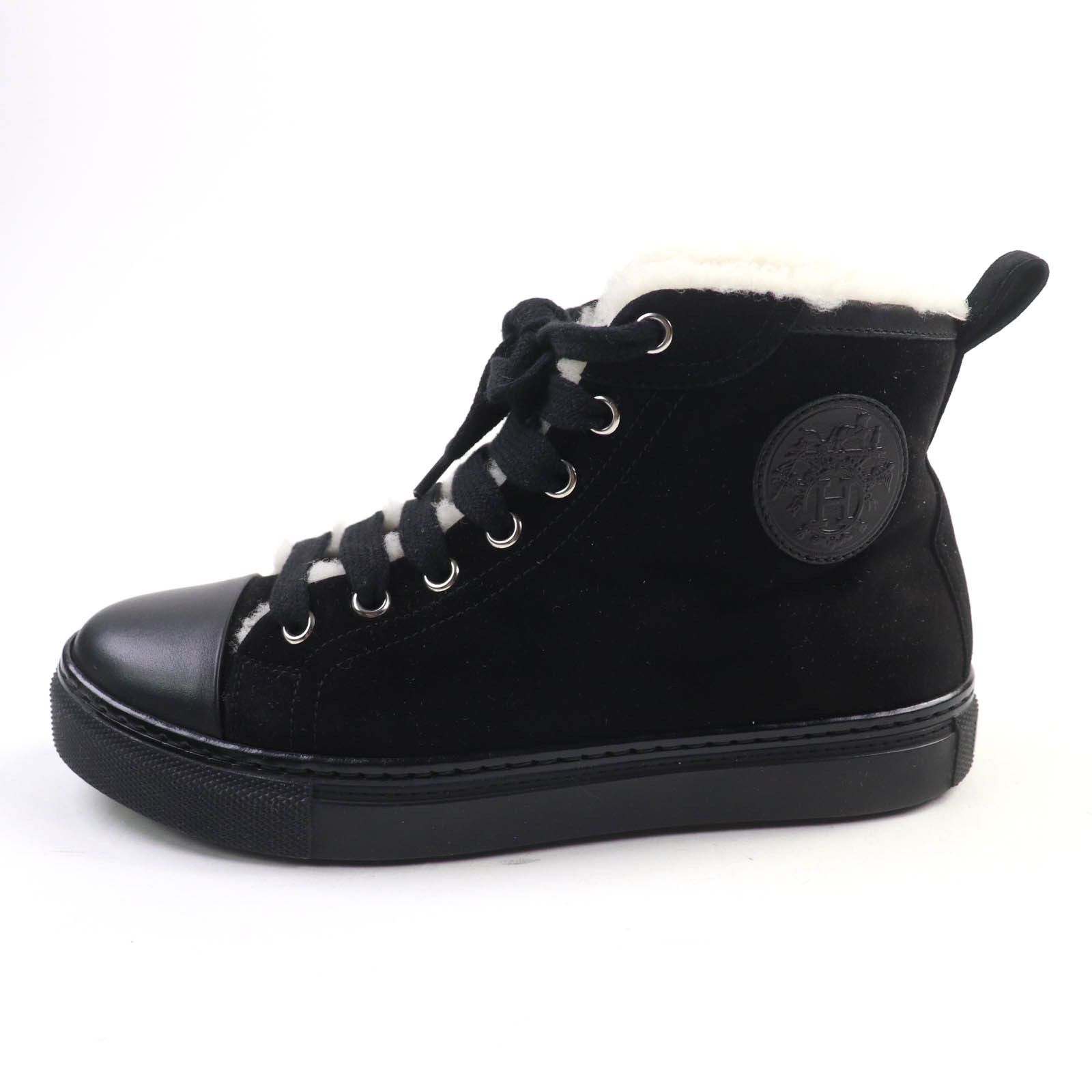 Hermes Hermes Hermes JIMMY Suede High Cut Sneakers Suede Shoes DUTY FREE for USA Size ONE SIZE - 5 Thumbnail