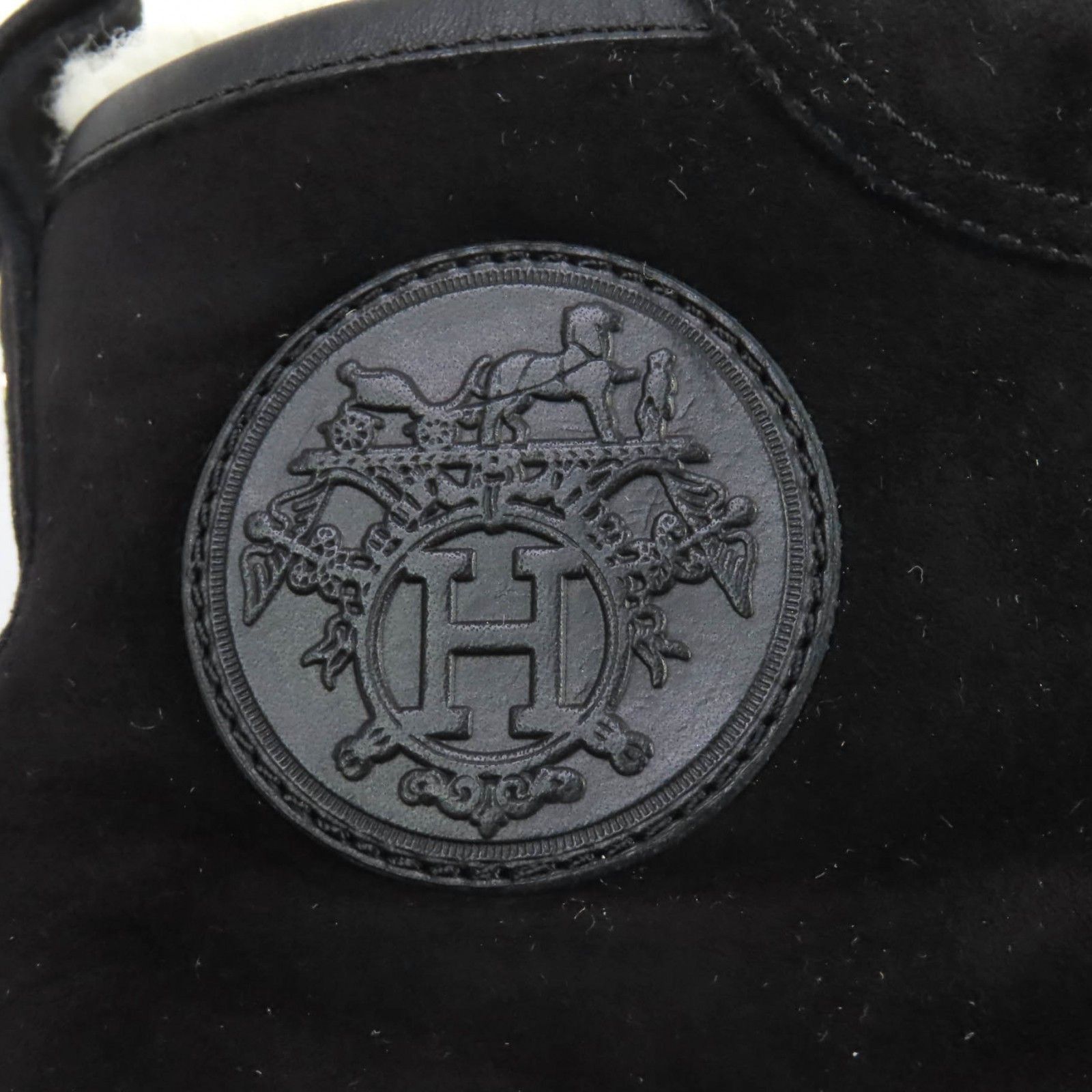 Hermes Hermes Hermes JIMMY Suede High Cut Sneakers Suede Shoes DUTY FREE for USA Size ONE SIZE - 9 Thumbnail