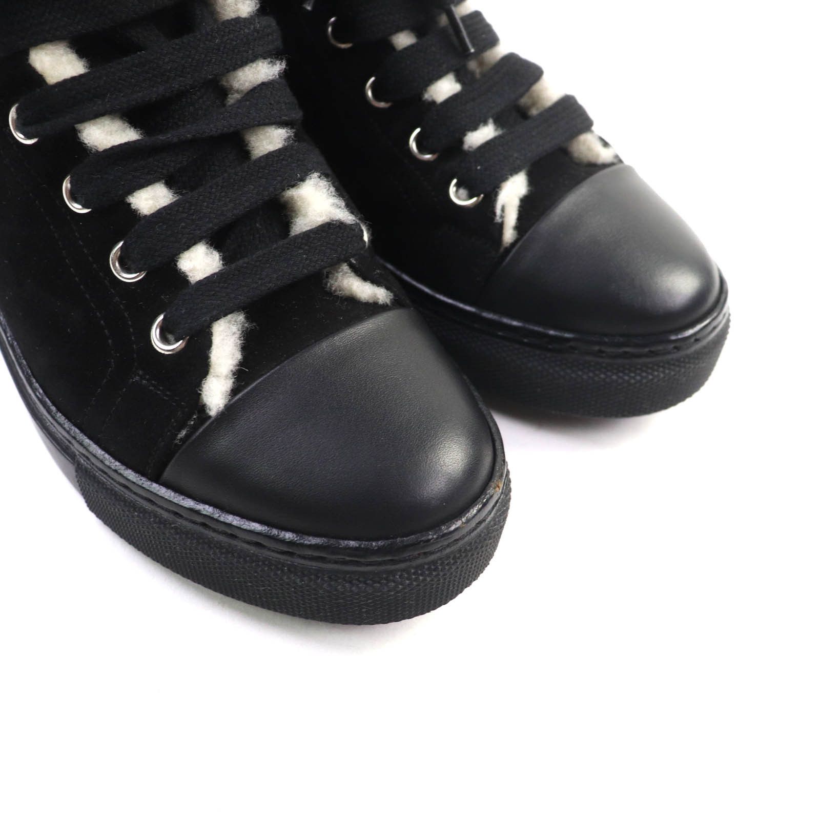Hermes Hermes Hermes JIMMY Suede High Cut Sneakers Suede Shoes DUTY FREE for USA Size ONE SIZE - 8 Thumbnail