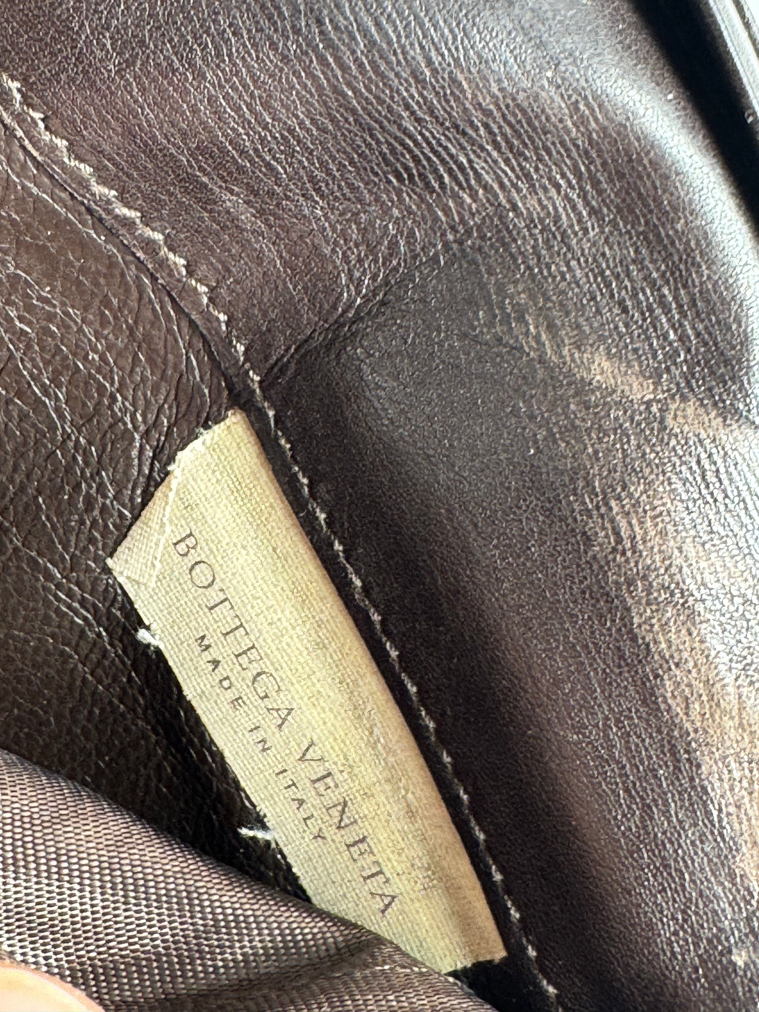 Bottega Veneta Vintage Intrecciato Leather Wallet / ID Holder Brown Size ONE SIZE - 7 Thumbnail