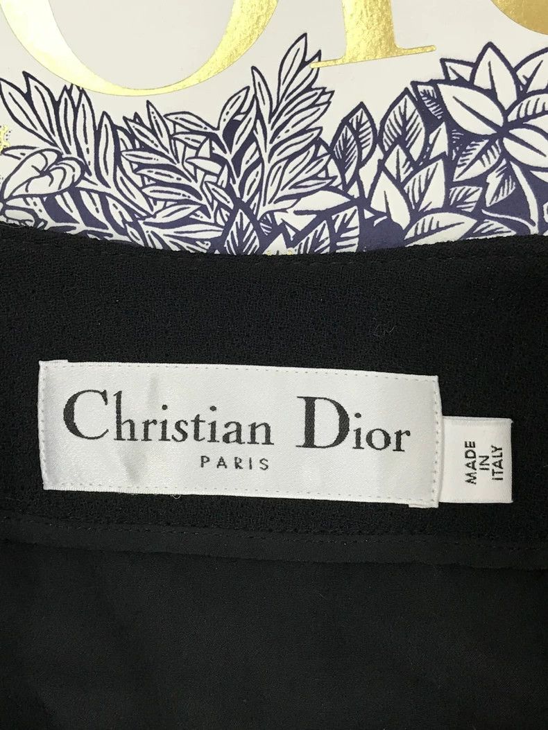 Dior Dior Black Wool Coat Dress - dmc Size US S / EU 44-46 / 1 - 4 Thumbnail