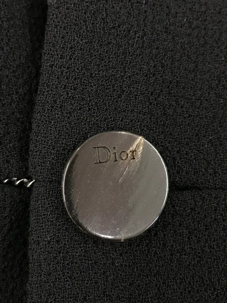 Dior Dior Black Wool Coat Dress - dmc Size US S / EU 44-46 / 1 - 3 Thumbnail