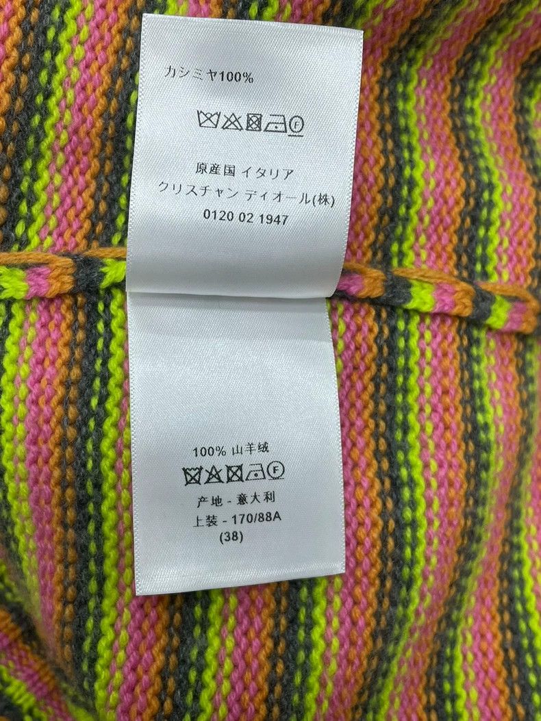 Dior Dior Color Stripe Cashmere Knit Top - dmc Size US M / EU 48-50 / 2 - 6 Thumbnail