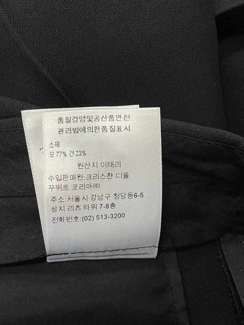 Dior Dior Black Wide-Leg Trousers - dmc Size US 31 - 6 Thumbnail