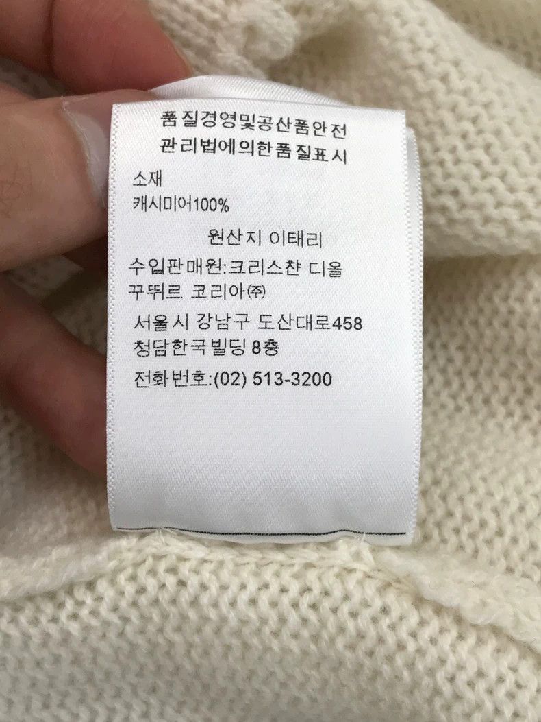 Dior Dior White Bee Cashmere Sweater - dmc Size US M / EU 48-50 / 2 - 6 Thumbnail