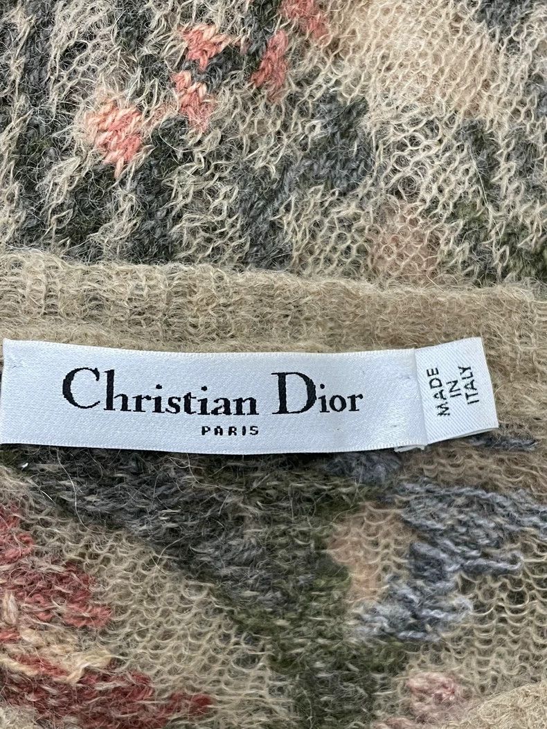 Dior Dior Floral Embroidered Mohair Sweater - dmc Size US M / EU 48-50 / 2 - 4 Thumbnail