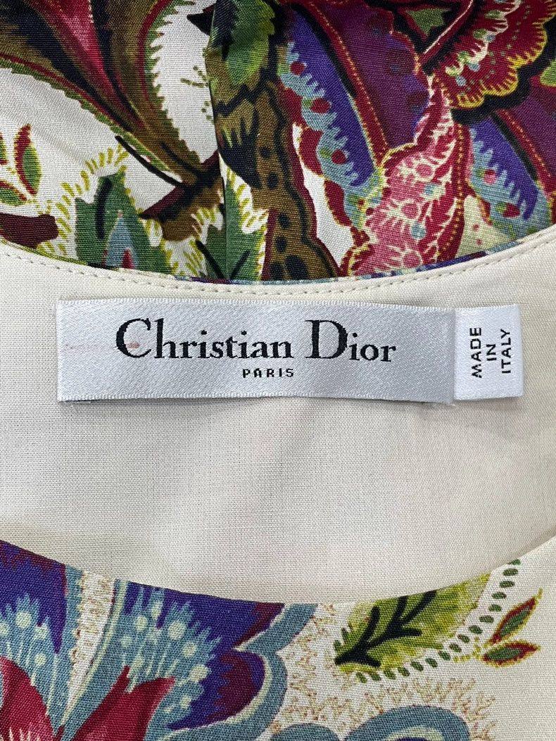 Dior Dior Floral Print Short Sleeve Top - dmc Size US M / EU 48-50 / 2 - 4 Thumbnail