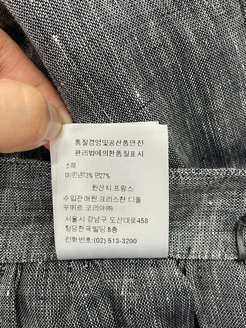 Dior Dior Gray Linen Tie Waist Skirt - dmc Size US 31 - 6 Thumbnail