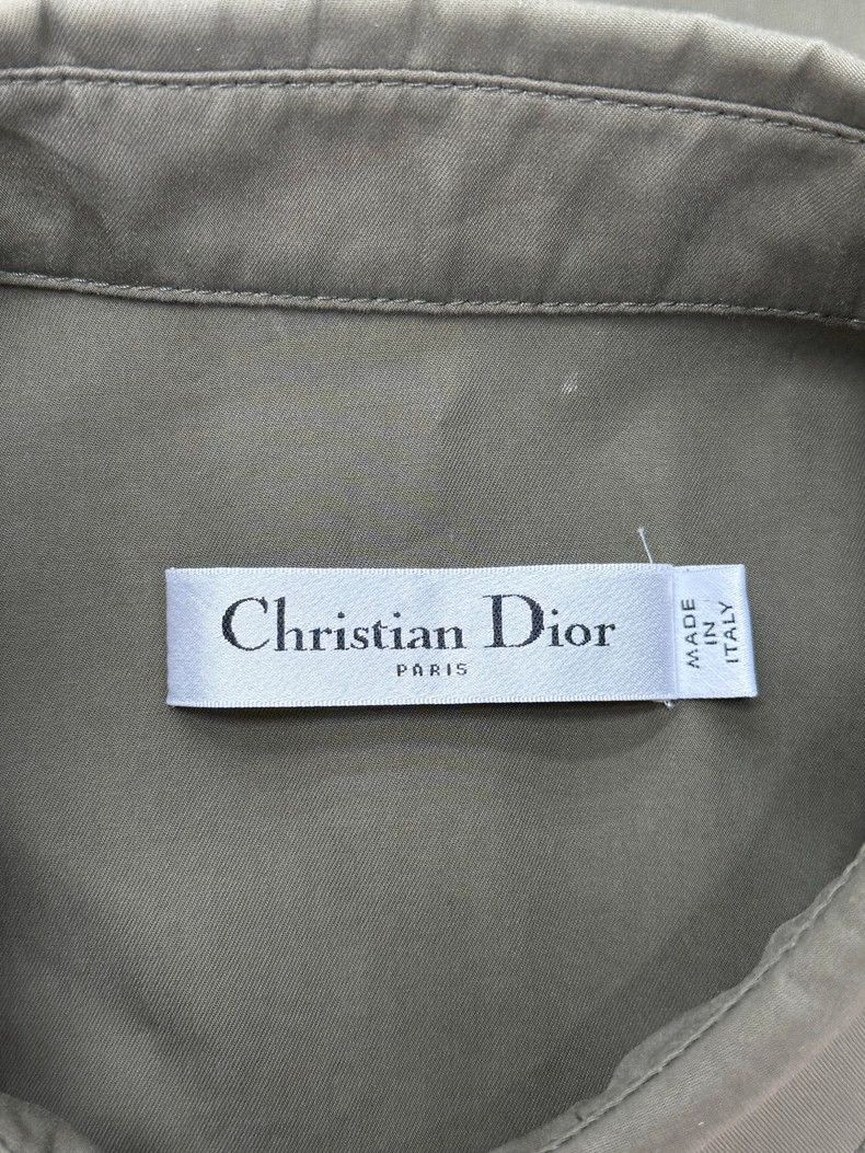 Dior Dior Khaki Bee Embroidered Short Sleeve Shirt - dmc Size US M / EU 48-50 / 2 - 4 Thumbnail