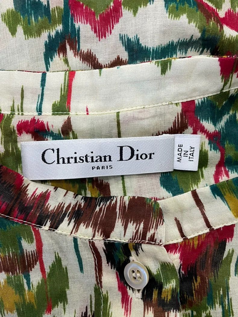 Dior Dior Colorful Print Shirt Top - dmc Size US M / EU 48-50 / 2 - 3 Thumbnail