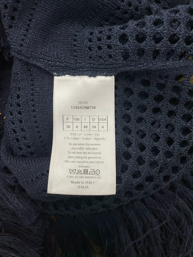 Dior Dior Blue Cutout Fringe Top - dmc Size US S / EU 44-46 / 1 - 5 Thumbnail
