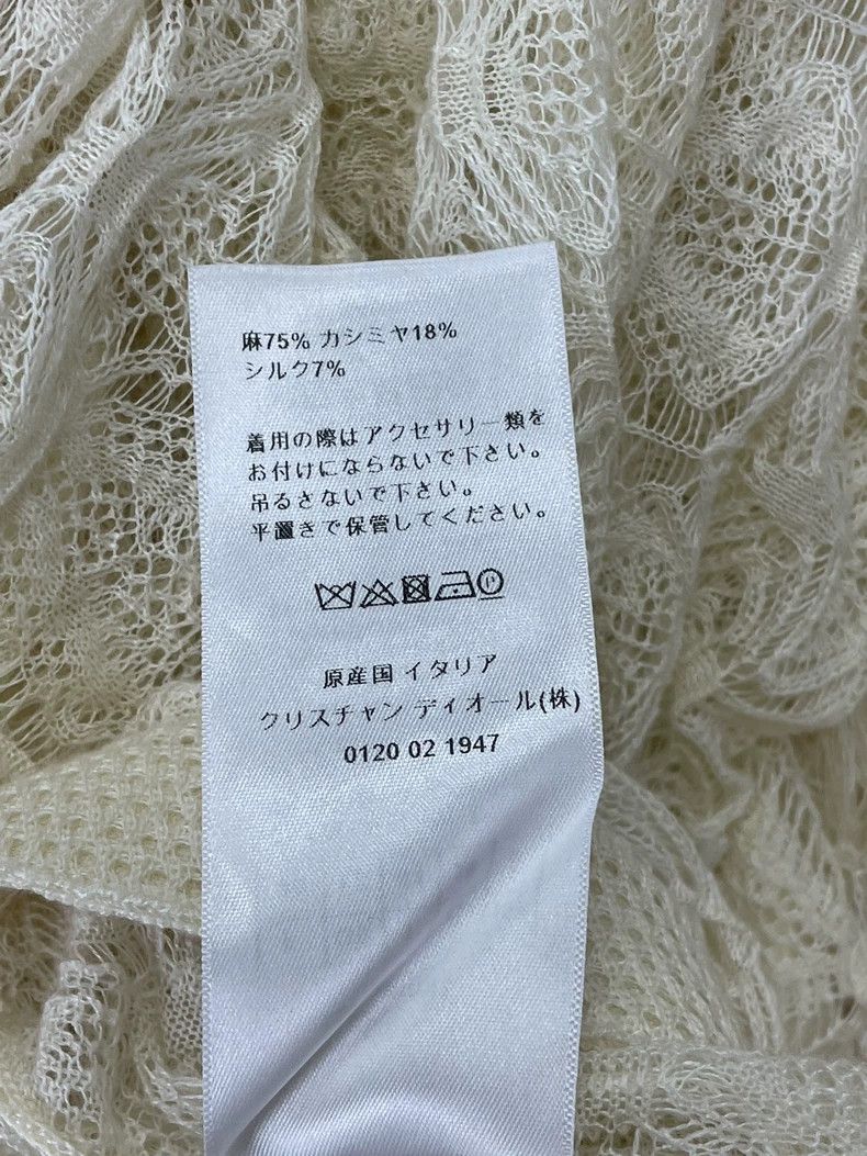 Dior Dior Ivory Lace Fringe Knit Skirt - dmc Size US 38 / EU 54 - 6 Thumbnail