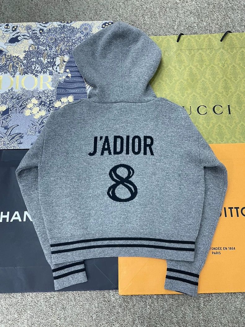 Dior Dior 8-character Hooded Cashmere Sweater - dmc Size US M / EU 48-50 / 2 - 2 Thumbnail