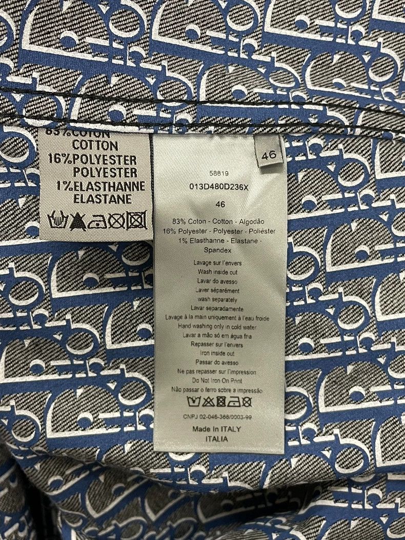 Dior Dior Dark Denim Jacket with - dmc Size US L / EU 52-54 / 3 - 4 Thumbnail