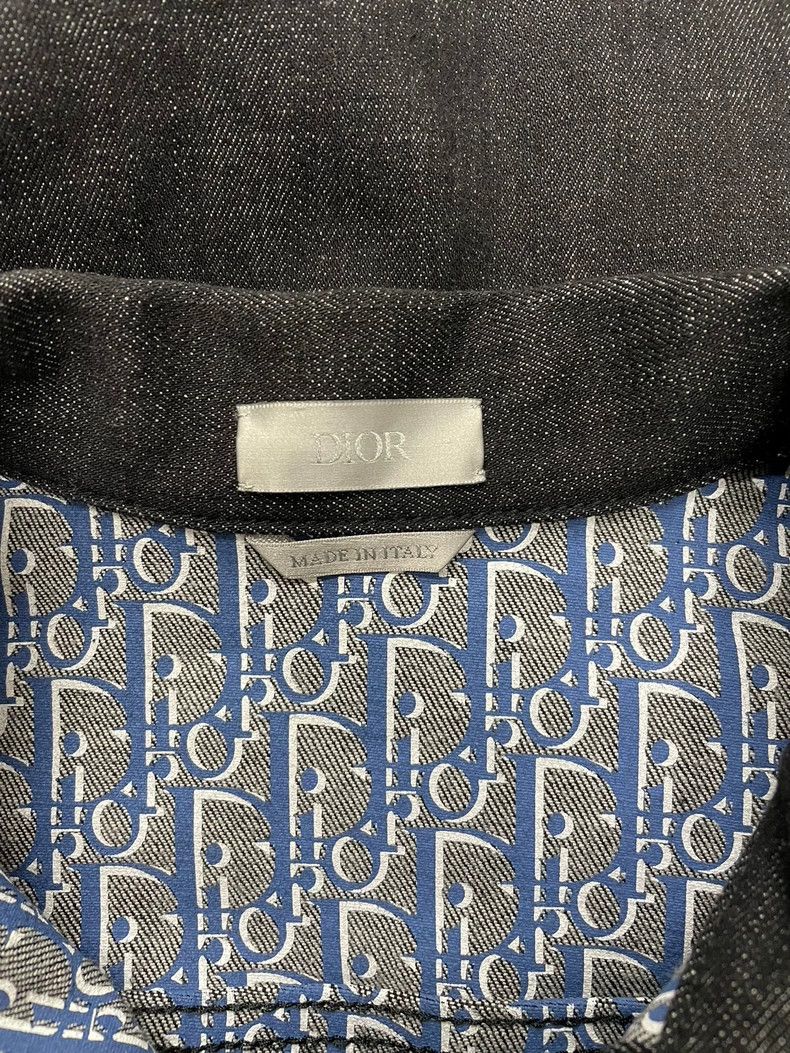 Dior Dior Dark Denim Jacket with - dmc Size US L / EU 52-54 / 3 - 3 Thumbnail