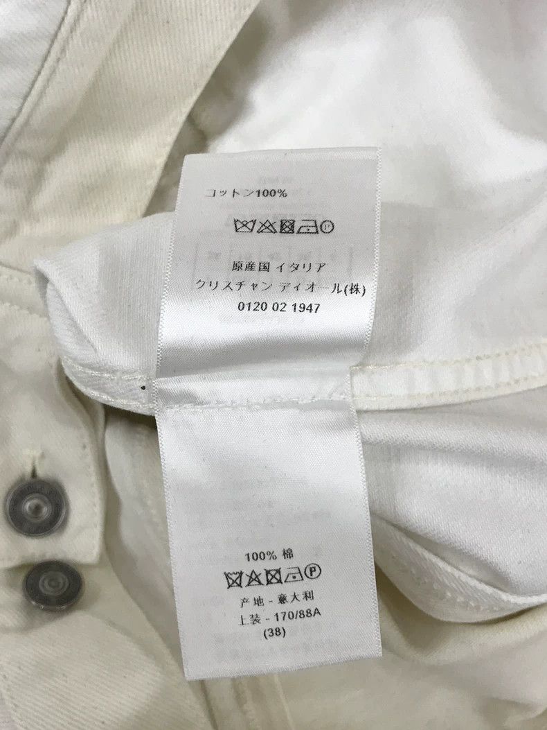 Dior Dior White Bee Denim Jacket - dmc Size US M / EU 48-50 / 2 - 7 Thumbnail