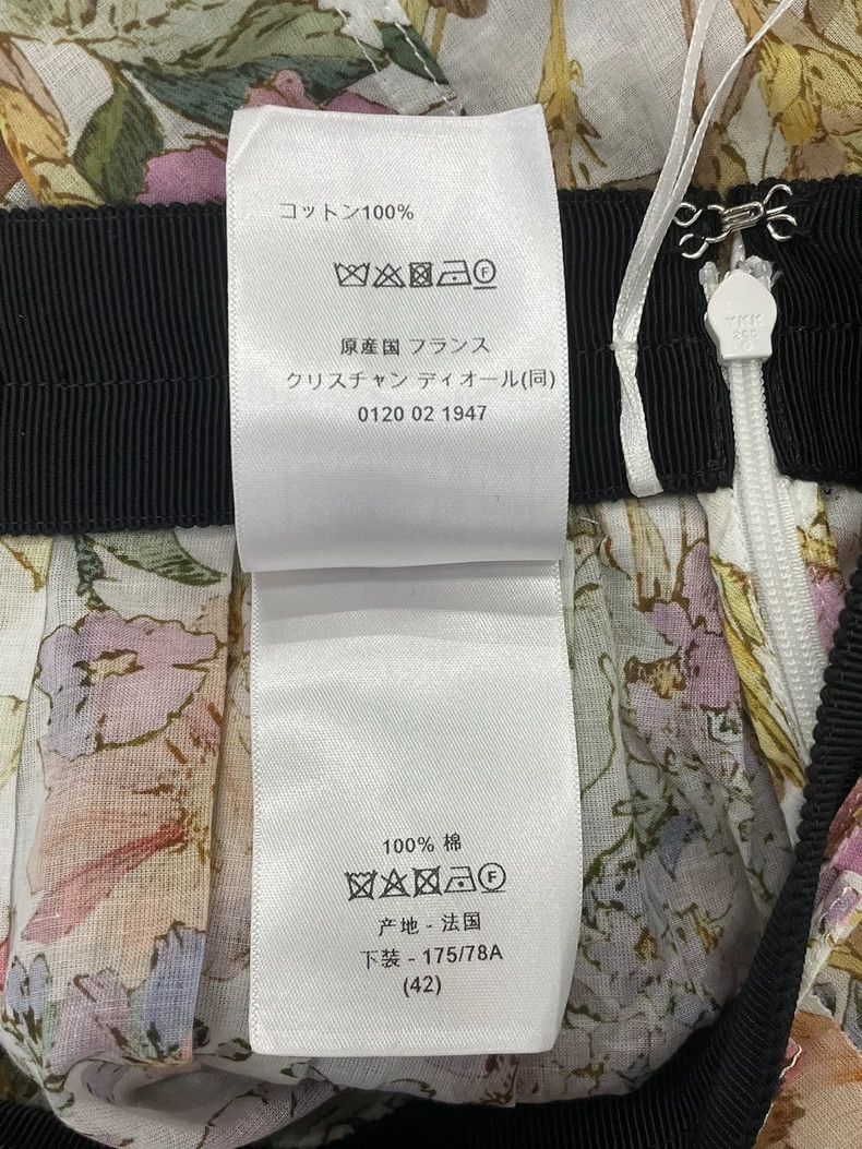 Dior Dior Multicolor Floral Print Skirt - dmc Size US 31 - 7 Thumbnail