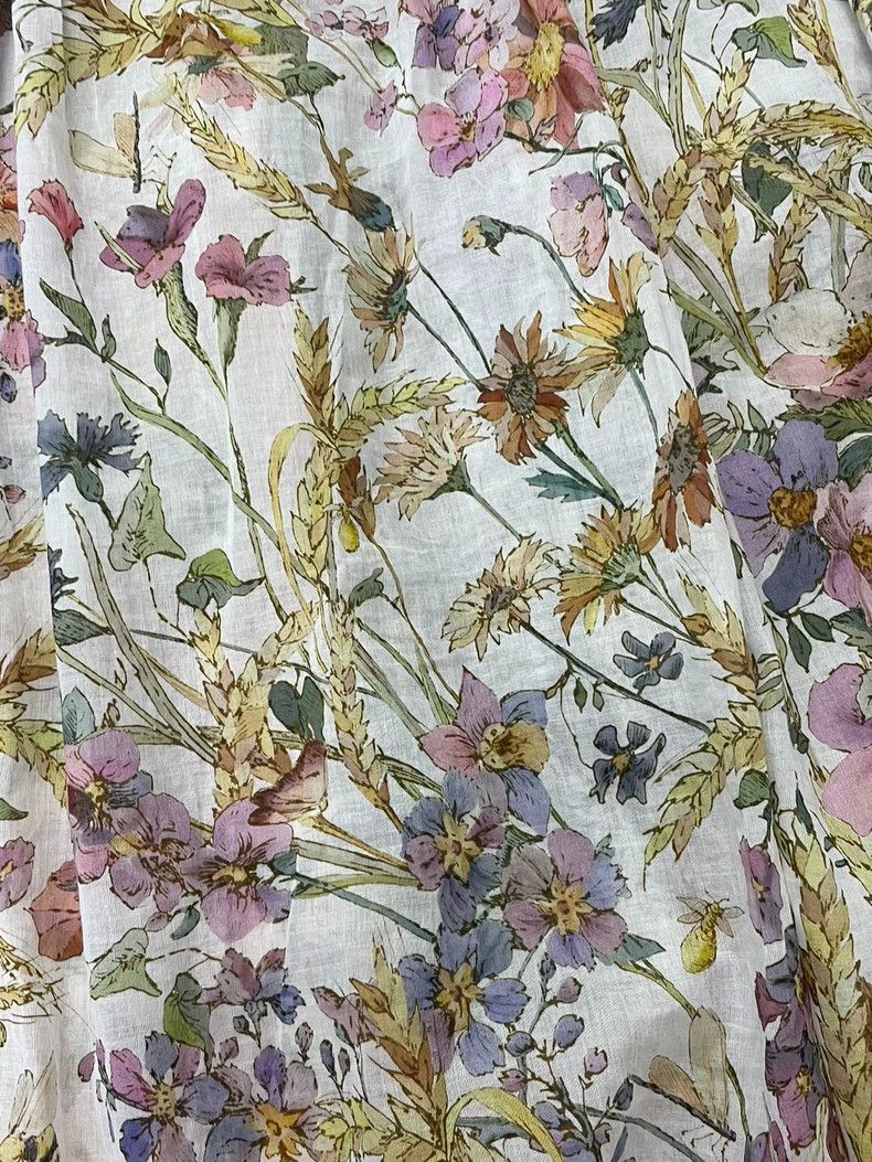 Dior Dior Multicolor Floral Print Skirt - dmc Size US 31 - 2 Thumbnail