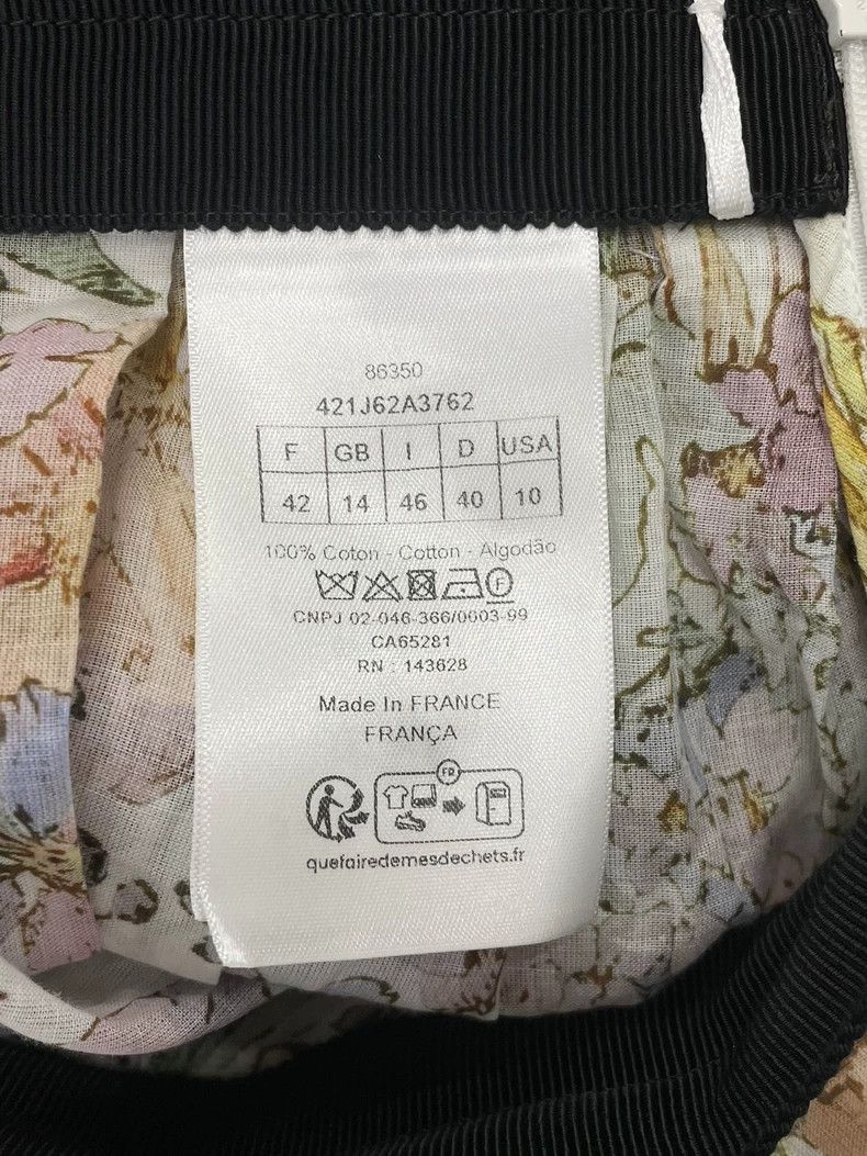 Dior Dior Multicolor Floral Print Skirt - dmc Size US 31 - 5 Thumbnail